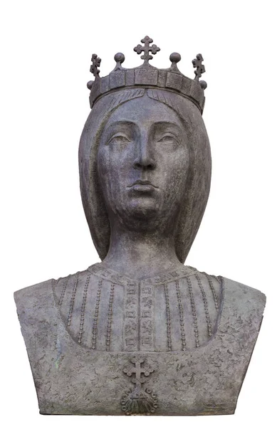 Ratu Isabella Dari Kastilia Bust Museum Rumah Columbus Valladolid Spanyol — Stok Foto