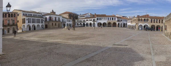 Beeindruckender Platz Von Garrovillas Alconetar Caceres Extremadura Spanien Zum Denkmal — Stockfoto