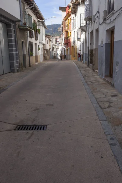 Jaraiz Vera Caceres Estrémadure Espagne Capitale Mondiale Paprika Rue — Photo