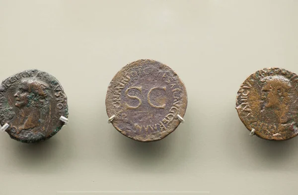 Merida Spanien Nov 2020 Germanicus Romerska Framträdande Allmänna Mynt Nationalmuseum — Stockfoto
