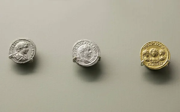 Merida Spanien Nov 2020 Geta Romerska Kejsarens Mynt Nationalmuseum För — Stockfoto