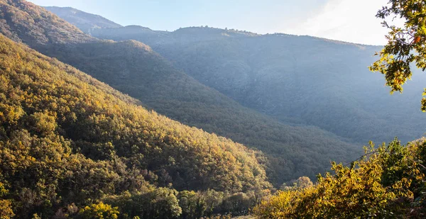 加冈塔 德洛斯 因菲耶诺斯自然保护区山谷 西班牙埃斯特雷马杜拉省Caceres的显赫位置 — 图库照片