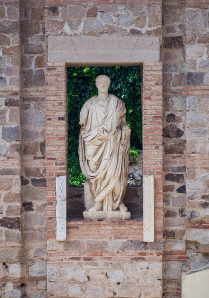 Greek Style Statues Person Repute Roman Provincial Forum Merida Extremadura — Stock Photo, Image