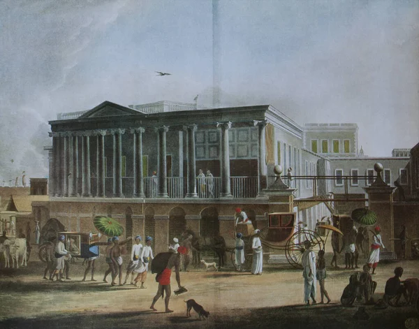 Companhia Das Índias Orientais Calcutá Manufactury Bazar Pintado 1795 Artista — Fotografia de Stock