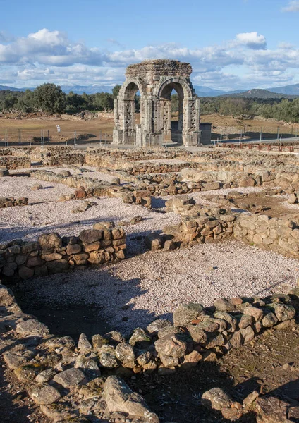 Caparra Roman City Caceres Estremadura Hiszpania — Zdjęcie stockowe