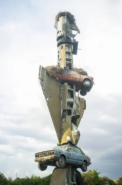 Malpartida Spanien September 2019 Beeindruckende Meter Skulptur Von Wolf Vostell — Stockfoto