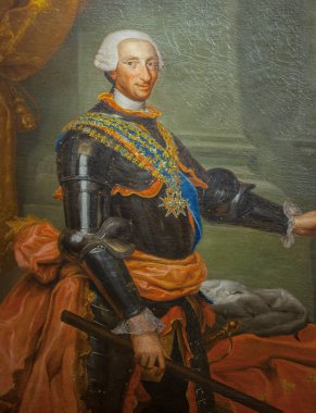 İspanya Kralı III. Charles. Mengs tarafından 1761 'de yapılmış bir portre. Madrid Müzesi