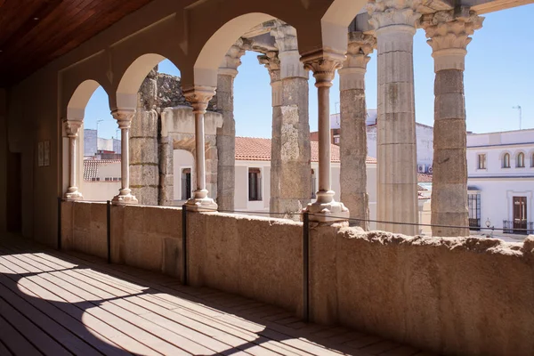 Mérida España Abril 2021 Templo Diana Centro Interpretación Mérida Extremadura — Foto de Stock