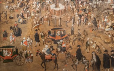 Lima Ana Meydanı, Başkent Peru Genel Valiliği, 1680. İsimsiz sanatçı. Amerika Müzesi, Madrid