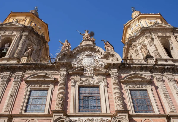 Kyrkan Saint Louis Frankrike Exempel Barockarkitektur 1700 Talet Macarena Sevilla — Stockfoto