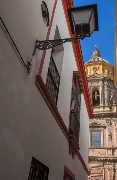 Kyrkan Saint Louis Frankrike Exempel Barockarkitektur 1700 Talet Macarena Sevilla — Stockfoto