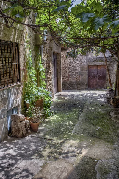 Acebo Beautiful Little Town Sierra Gata Caceres Extremadura Spain Nice — Stok fotoğraf