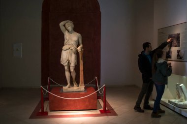 Ecija, İspanya - 21 Nisan 2019: Ecija Belediyesi Tarih Müzesi, Seville, İspanya