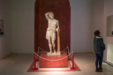 Ecija, İspanya - 21 Nisan 2019: Ecija Belediyesi Tarih Müzesi, Seville, İspanya