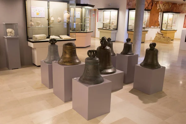 Christian Middle Ages Bells Exhibition Historical Museum Montilla Cordoba Andalusia — Stock Photo, Image