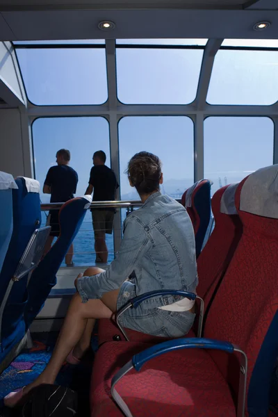 Binnen passagier gebied — Stockfoto