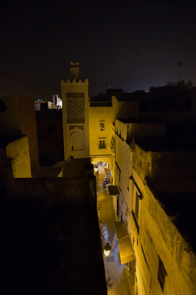 Tetuan вночі, Марокко — стокове фото