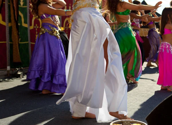 Belly dancers detail — Stock Photo, Image