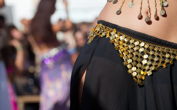 Belly dancers detail — Stock Photo, Image