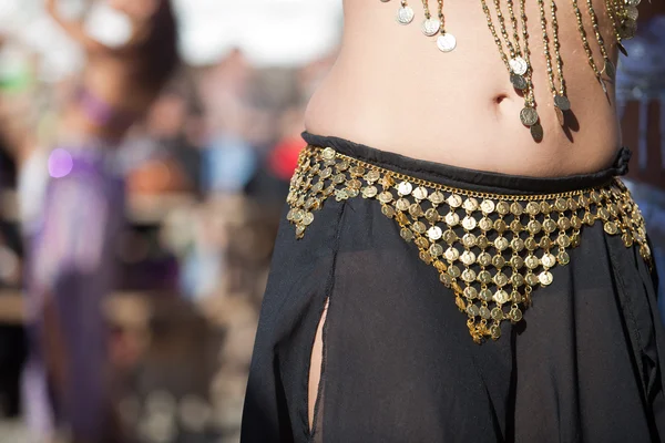 Belly dancers detail — Stock Photo, Image