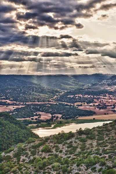 Paisagem de La Alcarria — Fotografia de Stock