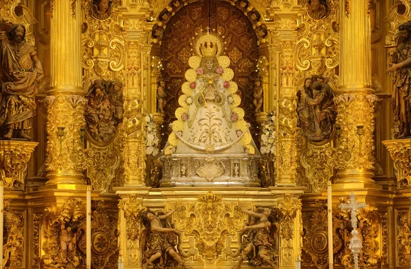 Virgin El Rocio altaret — Stockfoto