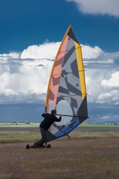 Windskating en el campo —  Fotos de Stock