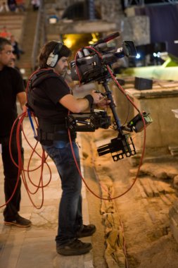 Steadycam takım Extremadura milletin siyasi bir olay kaydı
