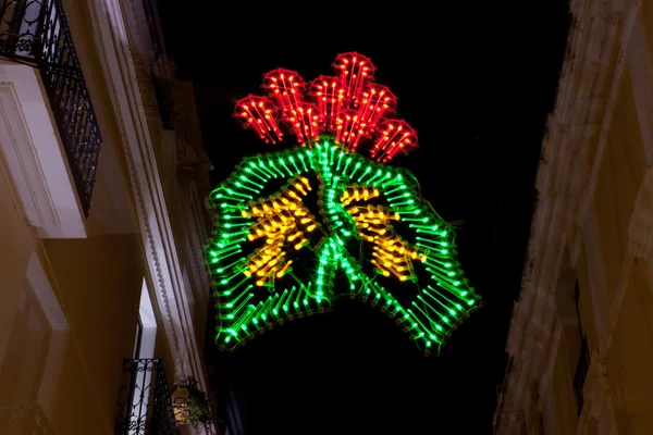 Christmas street decoration — Stock Photo, Image
