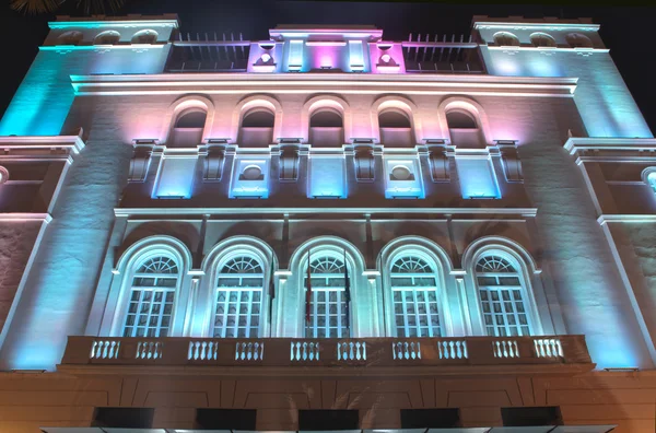 Construção de luzes LED — Fotografia de Stock