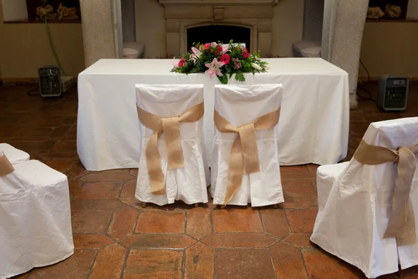 Mesa de ceremonia de boda — Foto de Stock
