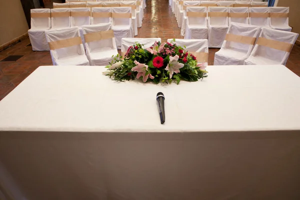 Mesa de ceremonia de boda — Foto de Stock