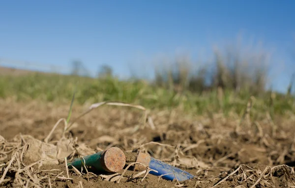 Rusty spent shotgun cartridges — Stock Photo, Image