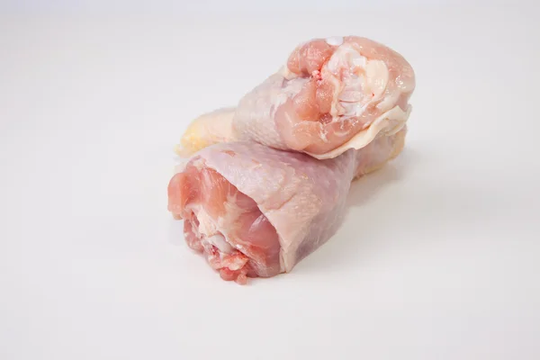 Gambe piccole di pollo crudo — Foto Stock