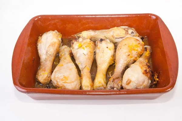 Chicken little legs with rosemary — Stock Photo, Image