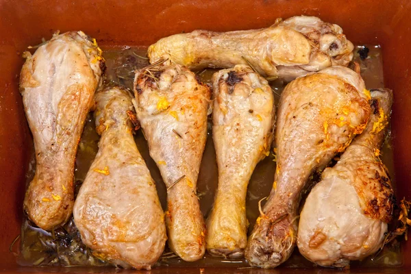 Chicken little legs with rosemary — Stock Photo, Image