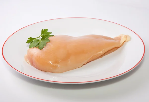 Yellowish chicken breast — Stock Photo, Image