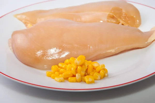 Pechugas de pollo amarillentas —  Fotos de Stock