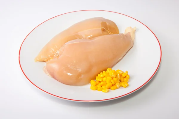 Yellowish chicken breasts — Stock Photo, Image