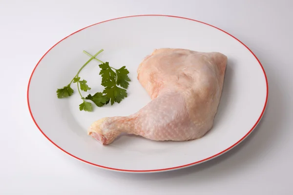 파 슬 리와 닭 다리 — 스톡 사진