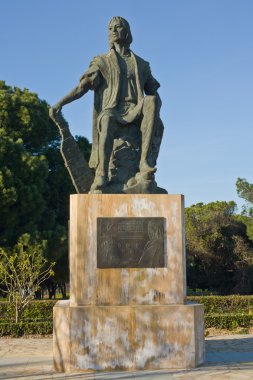 La Rabida Columbus heykeli