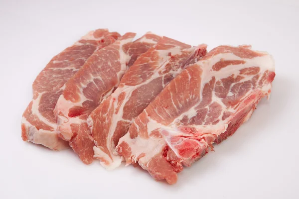 Middle rib chops of pork — Stock Photo, Image