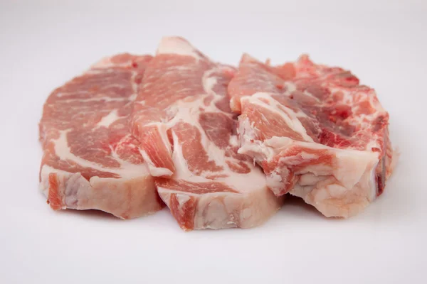 Costela média costeletas de porco — Fotografia de Stock