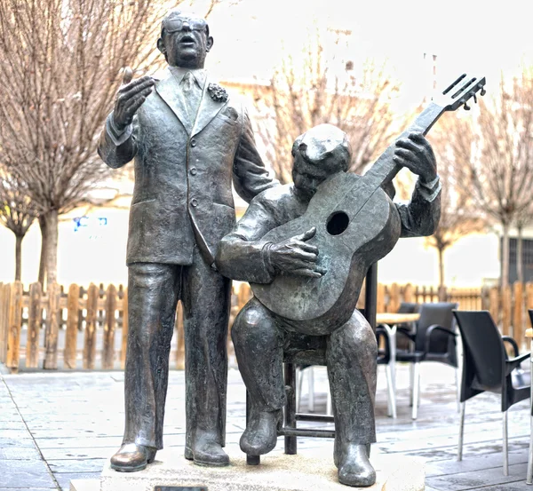 Escultura Porrina de Badajoz — Foto de Stock