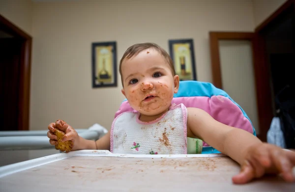 Chocolate mess — Stock Photo, Image