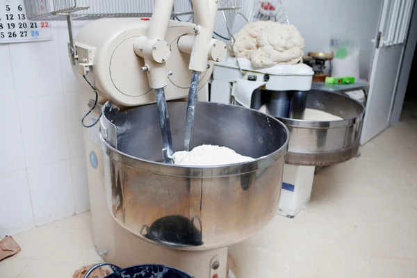 Kneading dough for bread — Stock Photo, Image