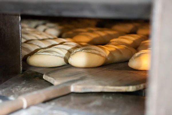 Half baked bread — Stock Photo, Image