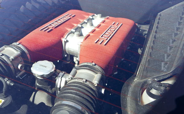 Ferrari terug motor venster — Stockfoto