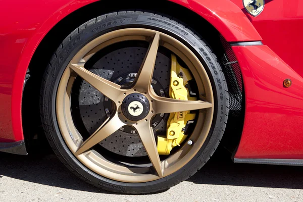 Laferrari wheel — Stock Photo, Image