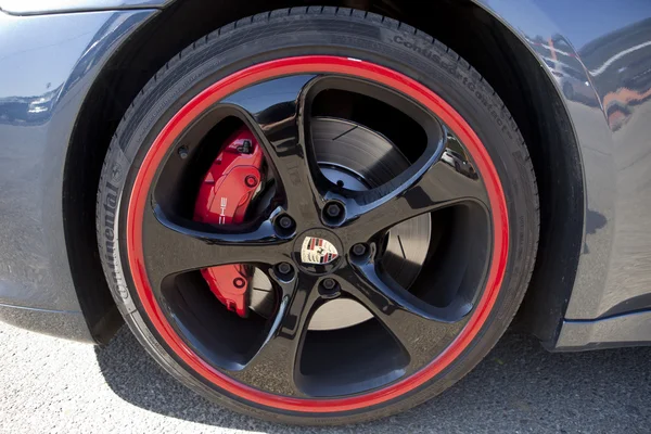 Porche Panamera wheel — Stock Photo, Image